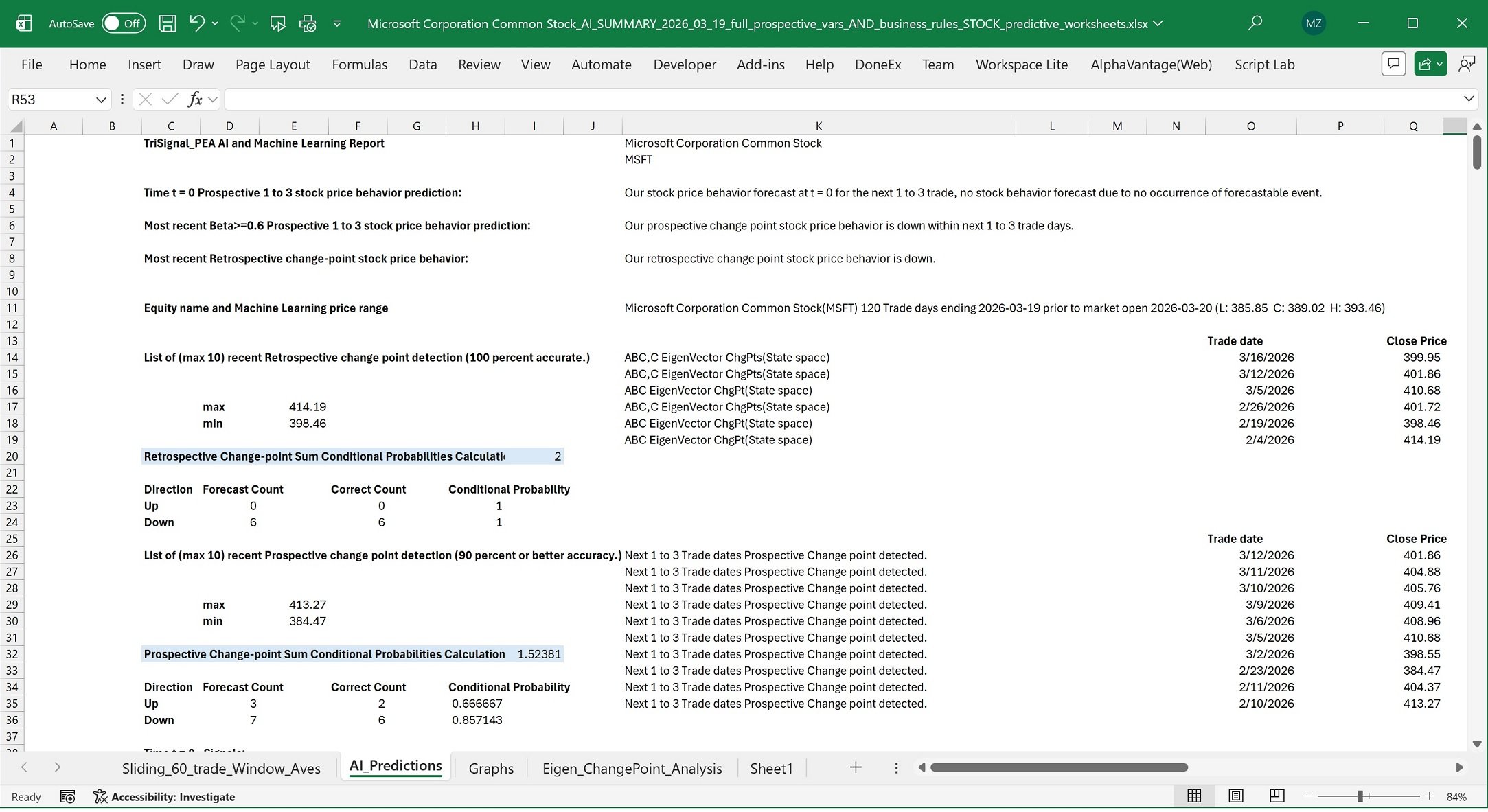 summary tabs new workbook